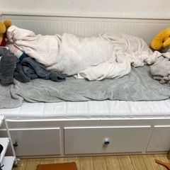 IKEA引き出し式ベッド（シングル1台→シングル2台）