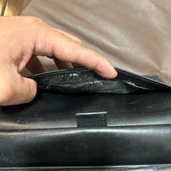ルイヴィトン　黒　エピ　長財布の画像
