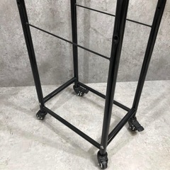 1台分 タイヤスタンド スリムタイプ ブラックの画像