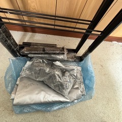 1台分 タイヤスタンド スリムタイプ ブラックの画像