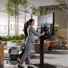 【EQUALS WALL V5ロータイプ＋シェルフ】 テレビスタンドセットの画像