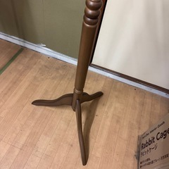 ポールハンガー　コートハンガー　ブラウン　中古の画像