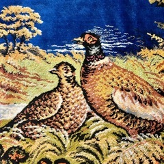 【武蔵小山店】　 ラグ タペストリー イタリア製 P.&C. 動物 柄 鳥 壁飾り インテリア おしゃれ　 の画像