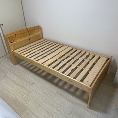 【譲渡先決定】【0円】ベッドフレーム　シングル