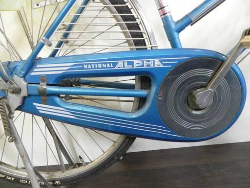 【JM9974】 Natinonal ナショナル ALPHA 自転車 26インチ ロッドブレーキ 当時物 ヴィンテージ 昭和レトロ JM9974】 Natinonal ナショナル ALPHA 自転車 26インチ ロッドブレーキ