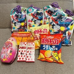 お菓子 まとめ売り ポテチ、仮面ライダー、セボンスター等 
