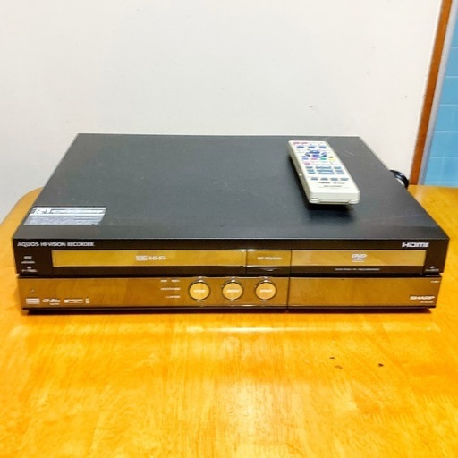 SHARP　HDD搭載DVDビデオ一体型レコーダー