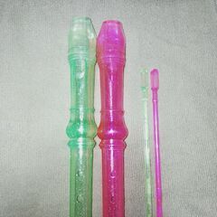 リコーダー2本の画像