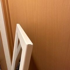 ニトリ　スタンドミラー（姿見・全身鏡）ホワイトの画像