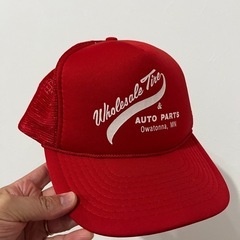 USA デッドストック新品 企業系 トラッカーキャップ メッシュ...