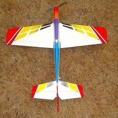 全幅90cmｘ全長90cm　軽量スチレン製　電動ラジコン飛行機　オリジナルスポーツ機　メカ一式付　すぐ飛びますの画像