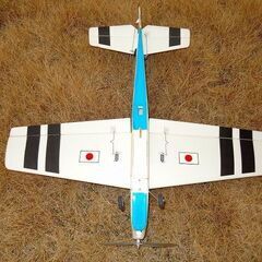 全幅90cmｘ全長90cm　軽量スチレン製　電動ラジコン飛行機　オリジナルスポーツ機　メカ一式付　すぐ飛びますの画像