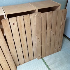 取引中＊木製すのこ4枚◆きれいです＊押入れなどに◆臼杵市内お取引希望の画像