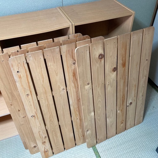 取引中＊木製すのこ4枚◆きれいです＊押入れなどに◆臼杵市内お取引希望