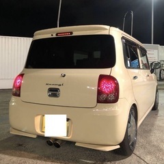 車検切れ❗️ラパン　カスタム　車高調　Jラインアクスル　ナビ　シートカバーの画像