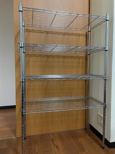 【受付終了しました】スチールラック☆高さ約121cm