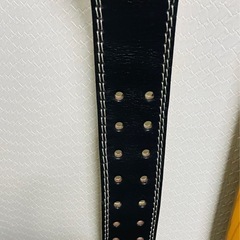 ゴールドジム トレーニングレザーベルト　M 75-85cm の画像