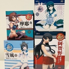 【未開封】艦隊これくしょん 艦これ スケール フィギュア 雪風 摩耶 潮 阿賀野の画像