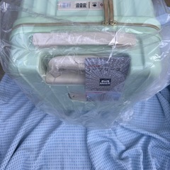 新品未使用スーツケース！機内持ち込みサイズ！ティファニーブルーの画像