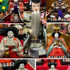 雛人形セット　おひなさま　親王飾りケース入　三五7人　オルゴール付きの画像