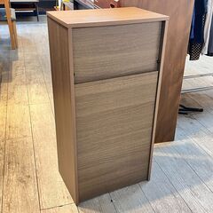 ① キャスター付き ダストボックス 45L 家具調ゴミ箱 Hel...