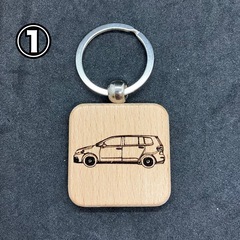 ハンドメイド　車　バイク　原付　キーホルダー　ナンバープレート　文字入れ無料の画像