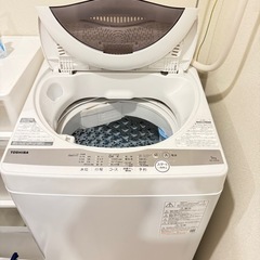 東芝 洗濯機 5.0kg 2021年製　AW-5G9(W) 