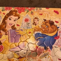 美女と野獣のパズルの画像