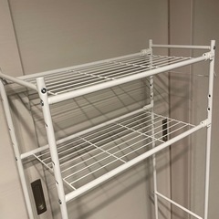 伸縮式ゴミ箱上ラックの画像