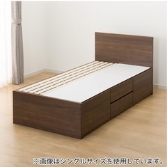 ★決定 ニトリ セミダブルベッド 【20日お渡し可能な方】の画像