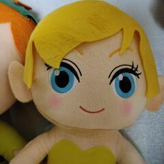 ピーターパン ティンカーベル ぬいぐるみの画像