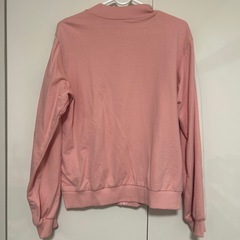 ブルゾン ジップパーカー　チャック ピンク 165 訳ありの画像