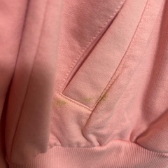 ブルゾン ジップパーカー　チャック ピンク 165 訳ありの画像