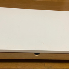 イケアのモニタースタンド 引き出し付きです