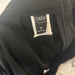 プリーツスカート 黒 XLの画像