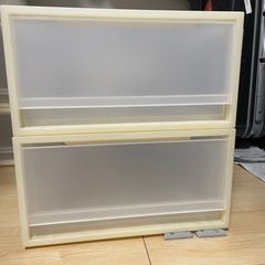 無印透明ボックス6つ