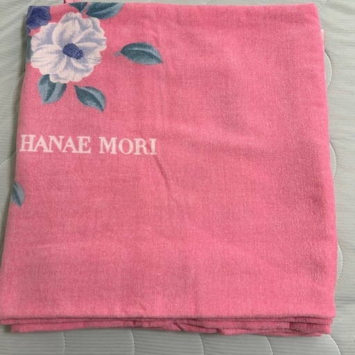 【美品✨】森英恵　モリハナエ　大判タオルケット