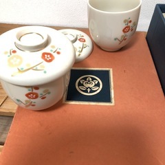 たち吉　むし茶碗蓋付　5セットの画像