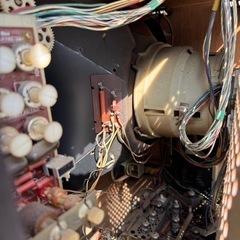 三菱　昭和レトロ　ヴィンテージ　ブラウン管テレビ　　19CK-828Uの画像