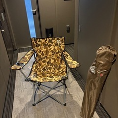 【お譲り先決まりました】キャプテンスタッグ　カモフラ柄　アウトド...