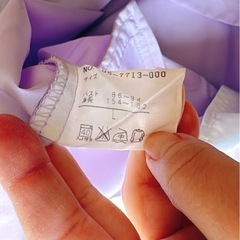 【数回のみ着用】薄紫ハイネック薄手ベスト 保冷剤入れ⁉️ありの画像