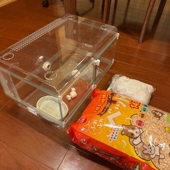 ハムスター用　ケージ　ワタ　ベッド材