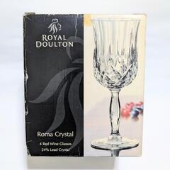 クリスタル ワイングラス　　４個 ROYAL DOULDON イタリア製の画像