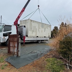 重量物、物置、コンテナ、移設作業承ります。の画像