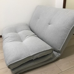 【ニトリ】コンパクトソファ　グレー