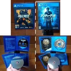 【PS4 美品】配送料無料！純正コントローラー2つ♪ゲームソフト×2セット♪の画像