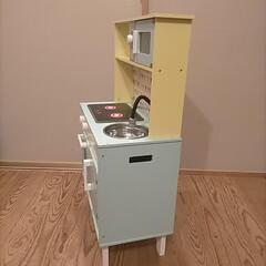 janod ジャノー　木製ハッピーデーわくわく IHキッチン　おままごとセットの画像