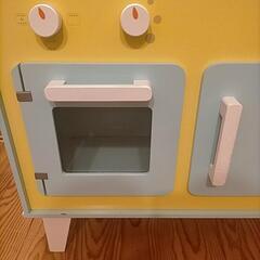 janod ジャノー　木製ハッピーデーわくわく IHキッチン　おままごとセットの画像