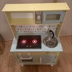 janod ジャノー　木製ハッピーデーわくわく IHキッチン　おままごとセットの画像