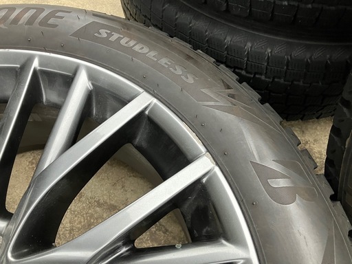 レクサスRX  Fスポーツ純正アルミホイールとスタッドレスタイヤの4本セット